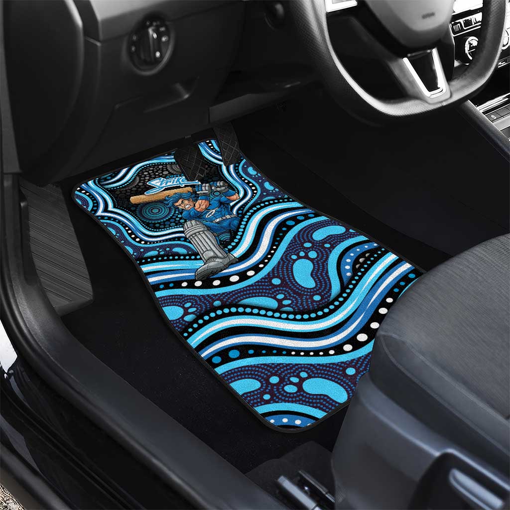 Adelaide Strikers Cricket Car Mats Australian Cricket Mascot - Modern Indigenous Style