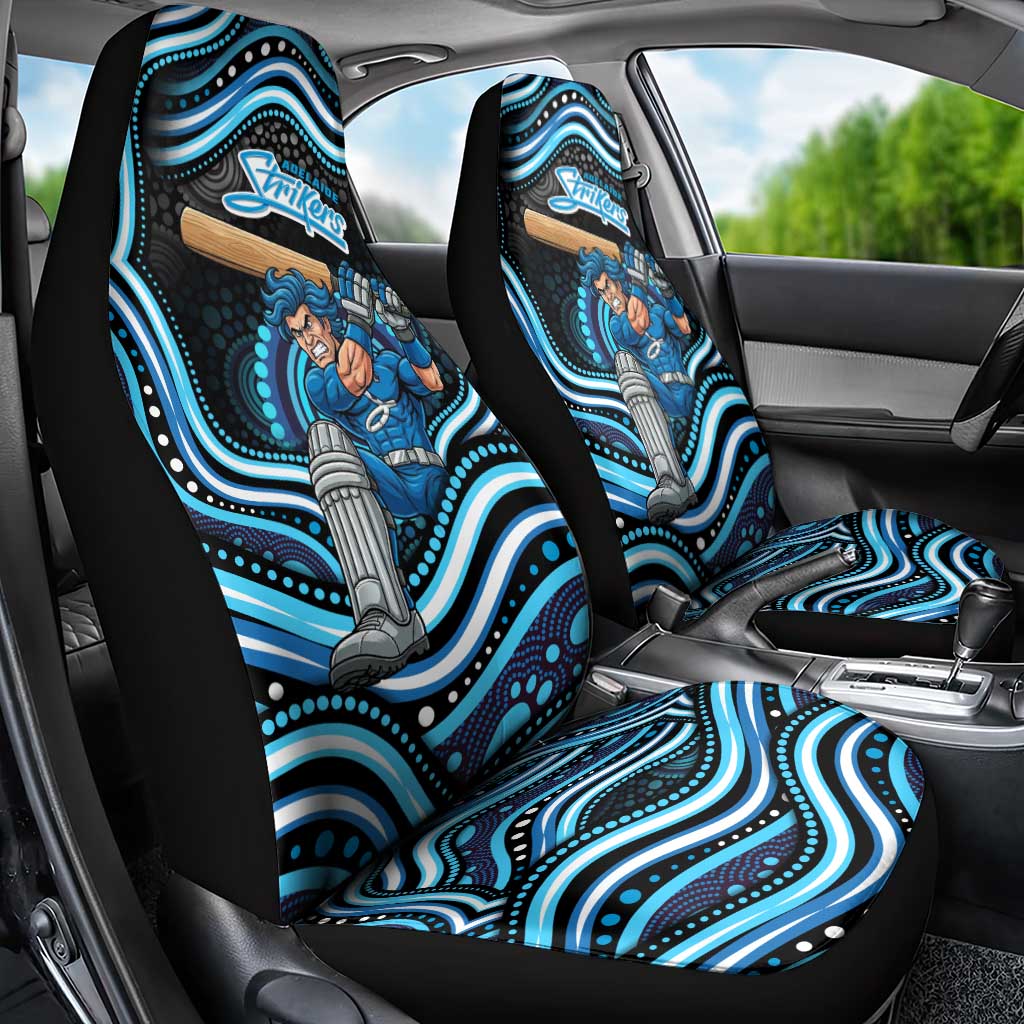 Adelaide Strikers Cricket Car Seat Cover Australian Cricket Mascot - Modern Indigenous Style
