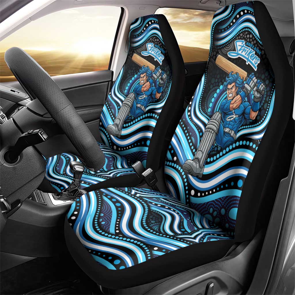 Adelaide Strikers Cricket Car Seat Cover Australian Cricket Mascot - Modern Indigenous Style