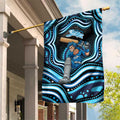 Adelaide Strikers Cricket Garden Flag Australian Cricket Mascot - Modern Indigenous Style