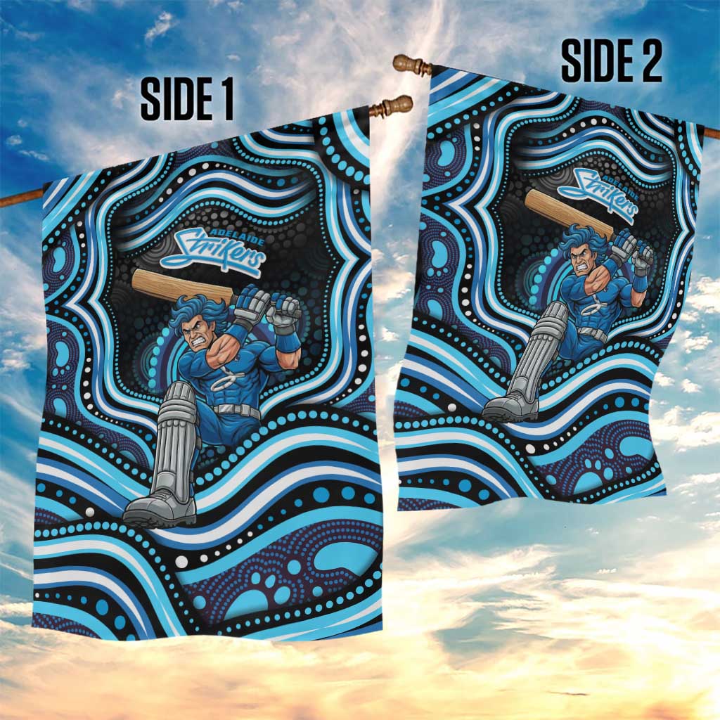 Adelaide Strikers Cricket Garden Flag Australian Cricket Mascot - Modern Indigenous Style