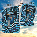 Adelaide Strikers Cricket Garden Flag Australian Cricket Mascot - Modern Indigenous Style