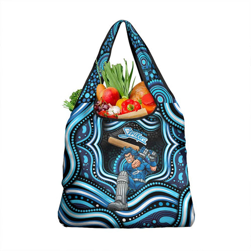Adelaide Strikers Cricket Grocery Bag Australian Cricket Mascot - Modern Indigenous Style
