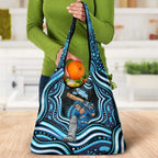 Adelaide Strikers Cricket Grocery Bag Australian Cricket Mascot - Modern Indigenous Style