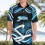 Adelaide Strikers Cricket Hawaiian Shirt Australian Cricket Mascot - Modern Indigenous Style