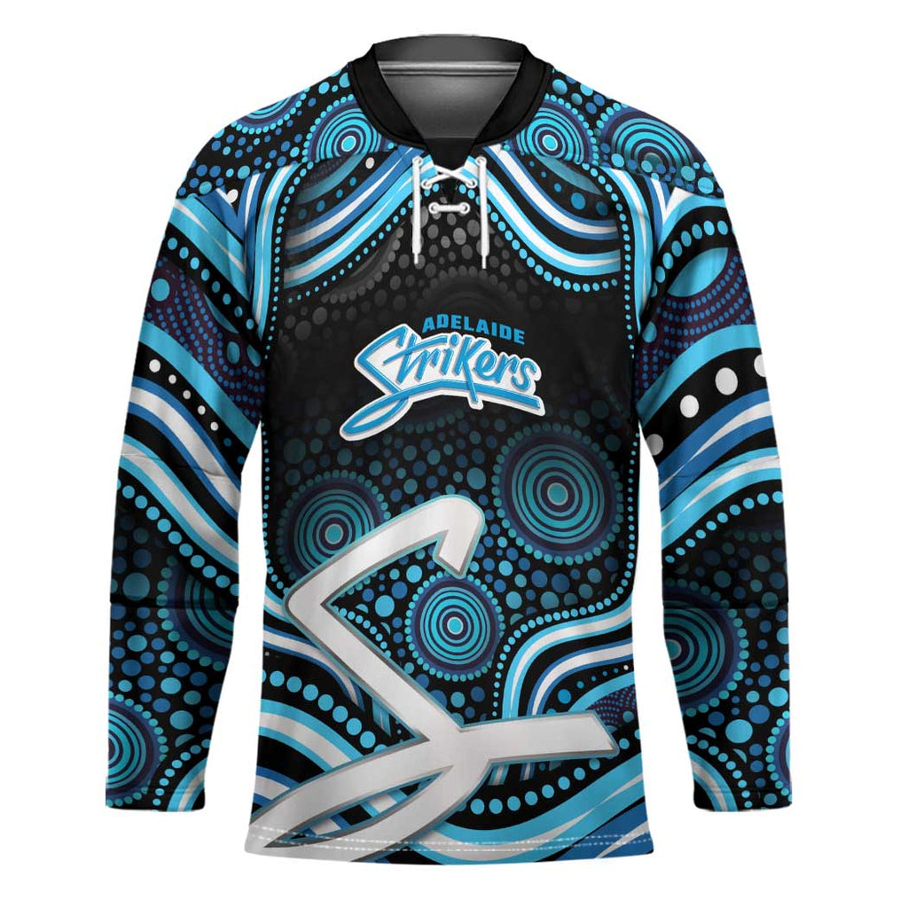 Adelaide Strikers Cricket Hockey Jersey Australian Cricket Mascot - Modern Indigenous Style