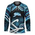 Adelaide Strikers Cricket Hockey Jersey Australian Cricket Mascot - Modern Indigenous Style