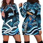 Adelaide Strikers Cricket Hoodie Dress Australian Cricket Mascot - Modern Indigenous Style