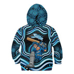 Adelaide Strikers Cricket Kid Hoodie Australian Cricket Mascot - Modern Indigenous Style