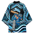 Adelaide Strikers Cricket Kimono Australian Cricket Mascot - Modern Indigenous Style