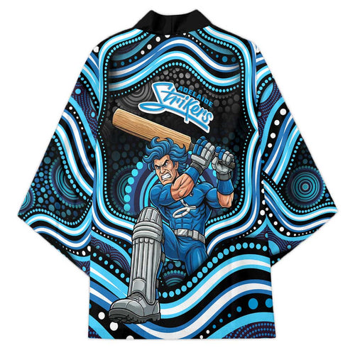 Adelaide Strikers Cricket Kimono Australian Cricket Mascot - Modern Indigenous Style