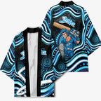 Adelaide Strikers Cricket Kimono Australian Cricket Mascot - Modern Indigenous Style