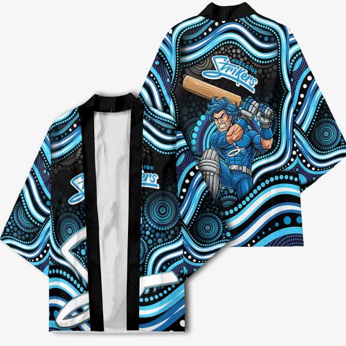 Adelaide Strikers Cricket Kimono Australian Cricket Mascot - Modern Indigenous Style