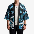 Adelaide Strikers Cricket Kimono Australian Cricket Mascot - Modern Indigenous Style