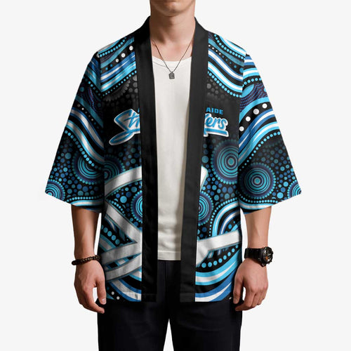 Adelaide Strikers Cricket Kimono Australian Cricket Mascot - Modern Indigenous Style