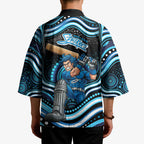 Adelaide Strikers Cricket Kimono Australian Cricket Mascot - Modern Indigenous Style