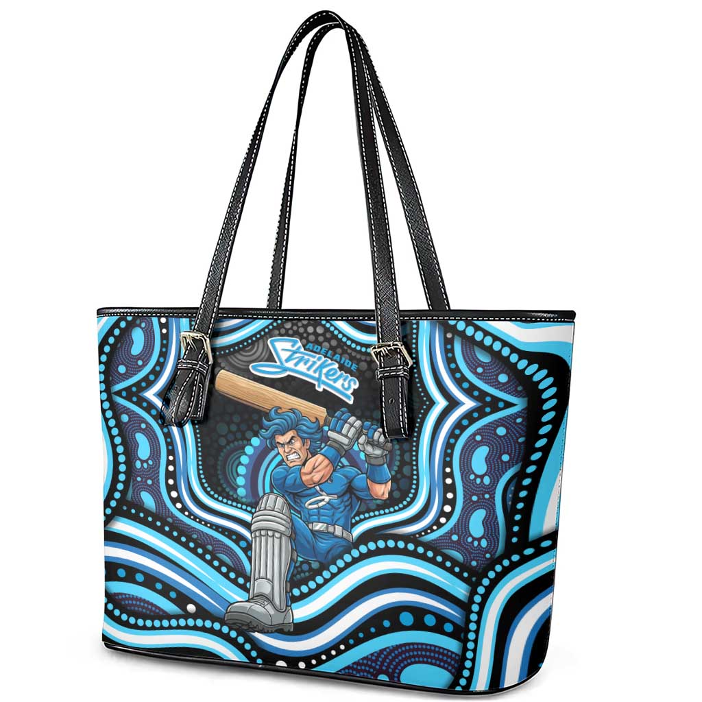 Adelaide Strikers Cricket Leather Tote Bag Australian Cricket Mascot - Modern Indigenous Style