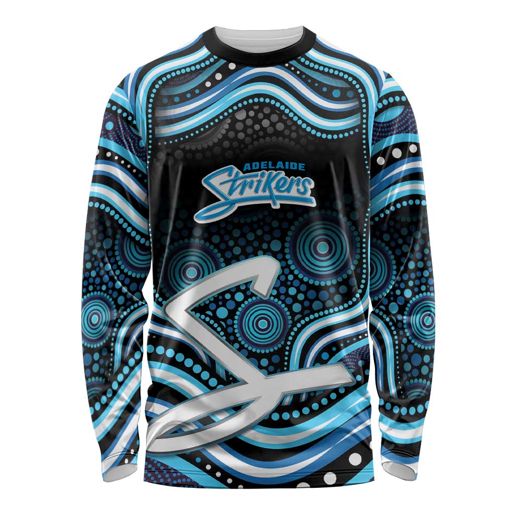 Adelaide Strikers Cricket Long Sleeve Shirt Australian Cricket Mascot - Modern Indigenous Style