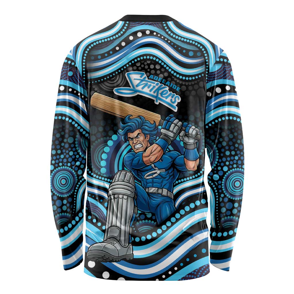 Adelaide Strikers Cricket Long Sleeve Shirt Australian Cricket Mascot - Modern Indigenous Style