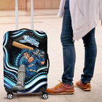 Adelaide Strikers Cricket Luggage Cover Australian Cricket Mascot - Modern Indigenous Style