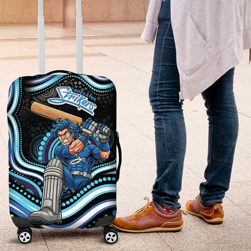 Adelaide Strikers Cricket Luggage Cover Australian Cricket Mascot - Modern Indigenous Style