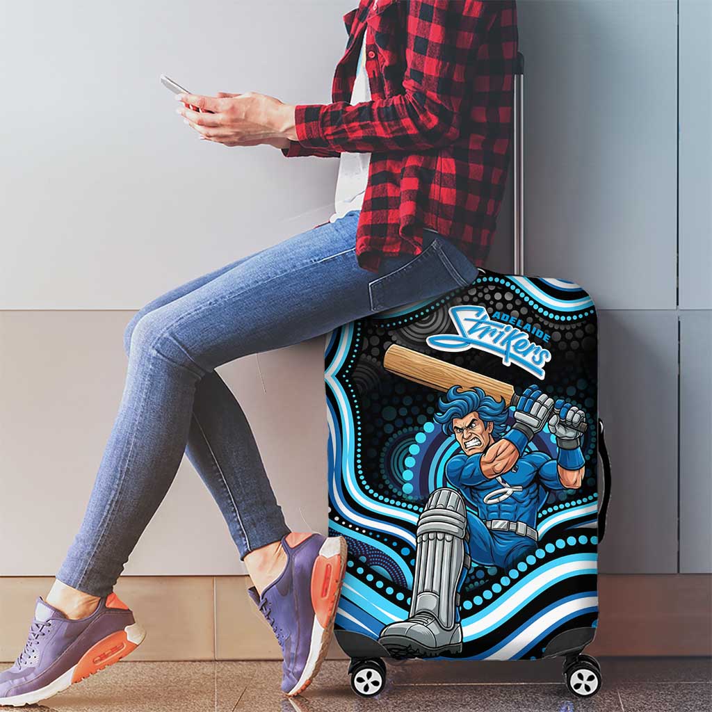 Adelaide Strikers Cricket Luggage Cover Australian Cricket Mascot - Modern Indigenous Style