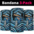Adelaide Strikers Cricket Neck Gaiter Australian Cricket Mascot - Modern Indigenous Style