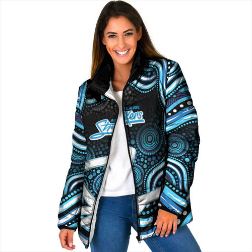 Adelaide Strikers Cricket Padded Jacket Australian Cricket Mascot - Modern Indigenous Style
