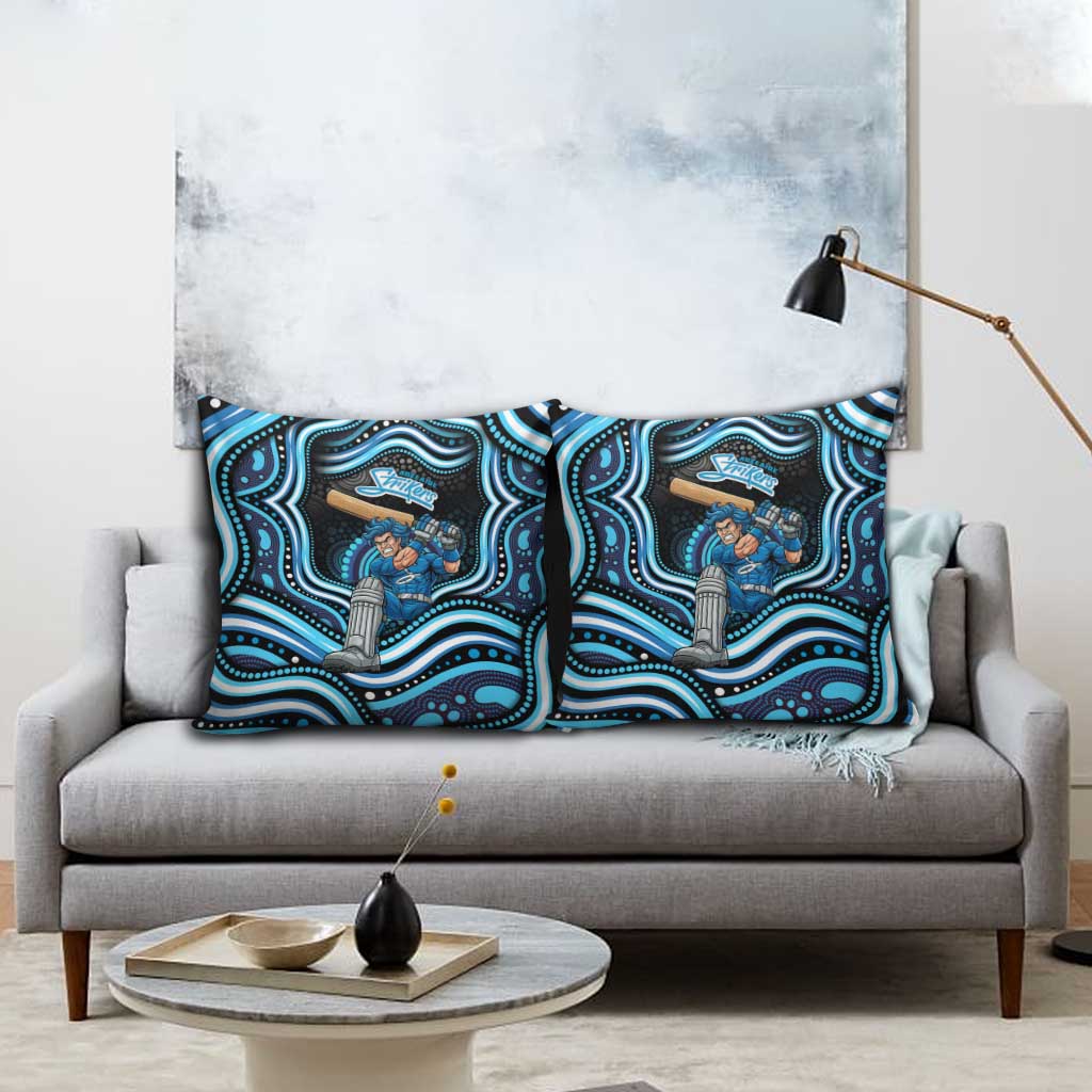 Adelaide Strikers Cricket Pillow Cover Australian Cricket Mascot - Modern Indigenous Style