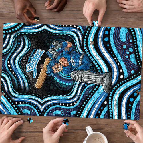 Adelaide Strikers Cricket Puzzle Australian Cricket Mascot - Modern Indigenous Style