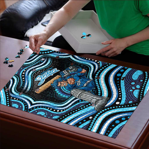 Adelaide Strikers Cricket Puzzle Australian Cricket Mascot - Modern Indigenous Style
