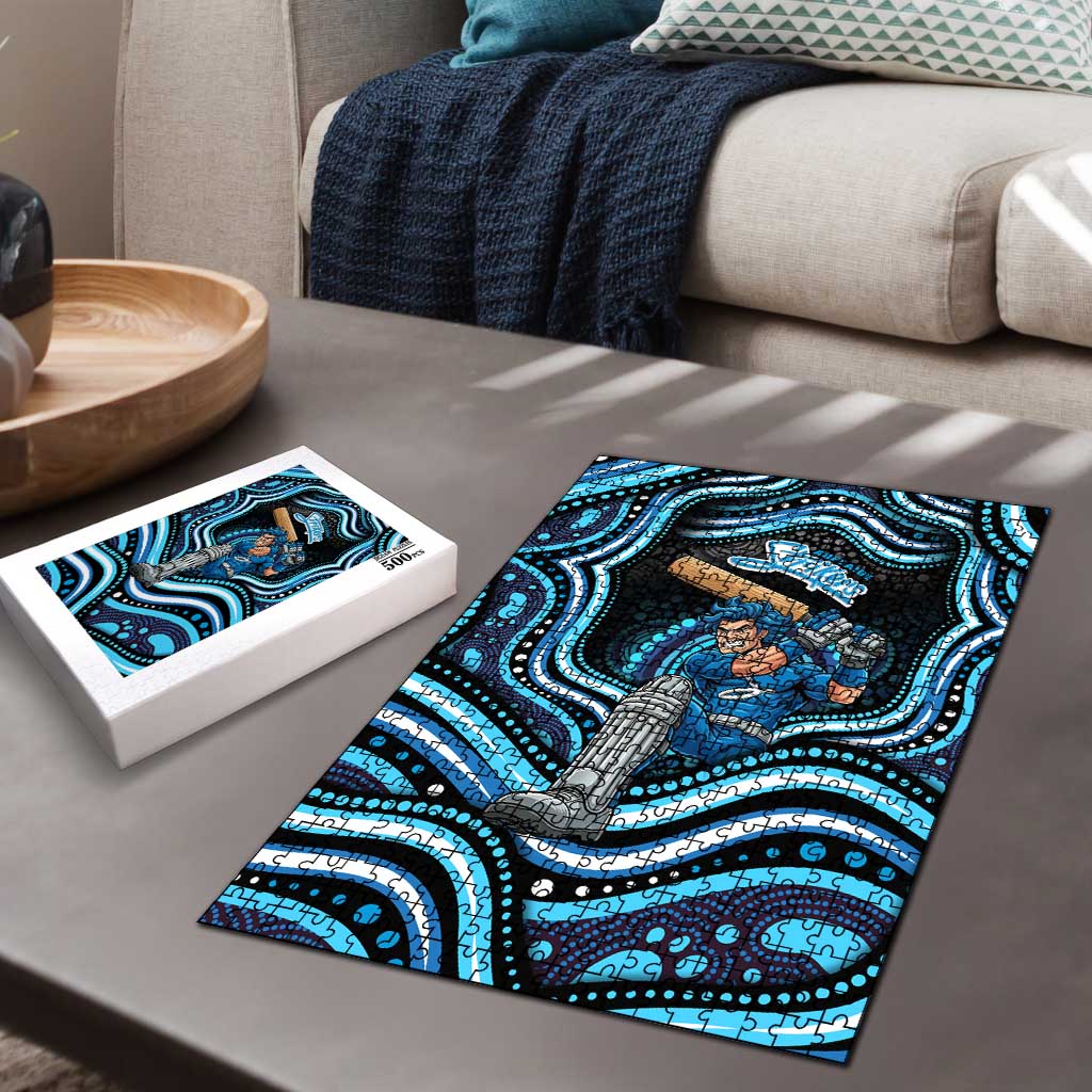 Adelaide Strikers Cricket Puzzle Australian Cricket Mascot - Modern Indigenous Style
