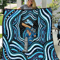 Adelaide Strikers Cricket Quilt Australian Cricket Mascot - Modern Indigenous Style