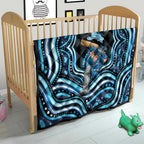 Adelaide Strikers Cricket Quilt Australian Cricket Mascot - Modern Indigenous Style