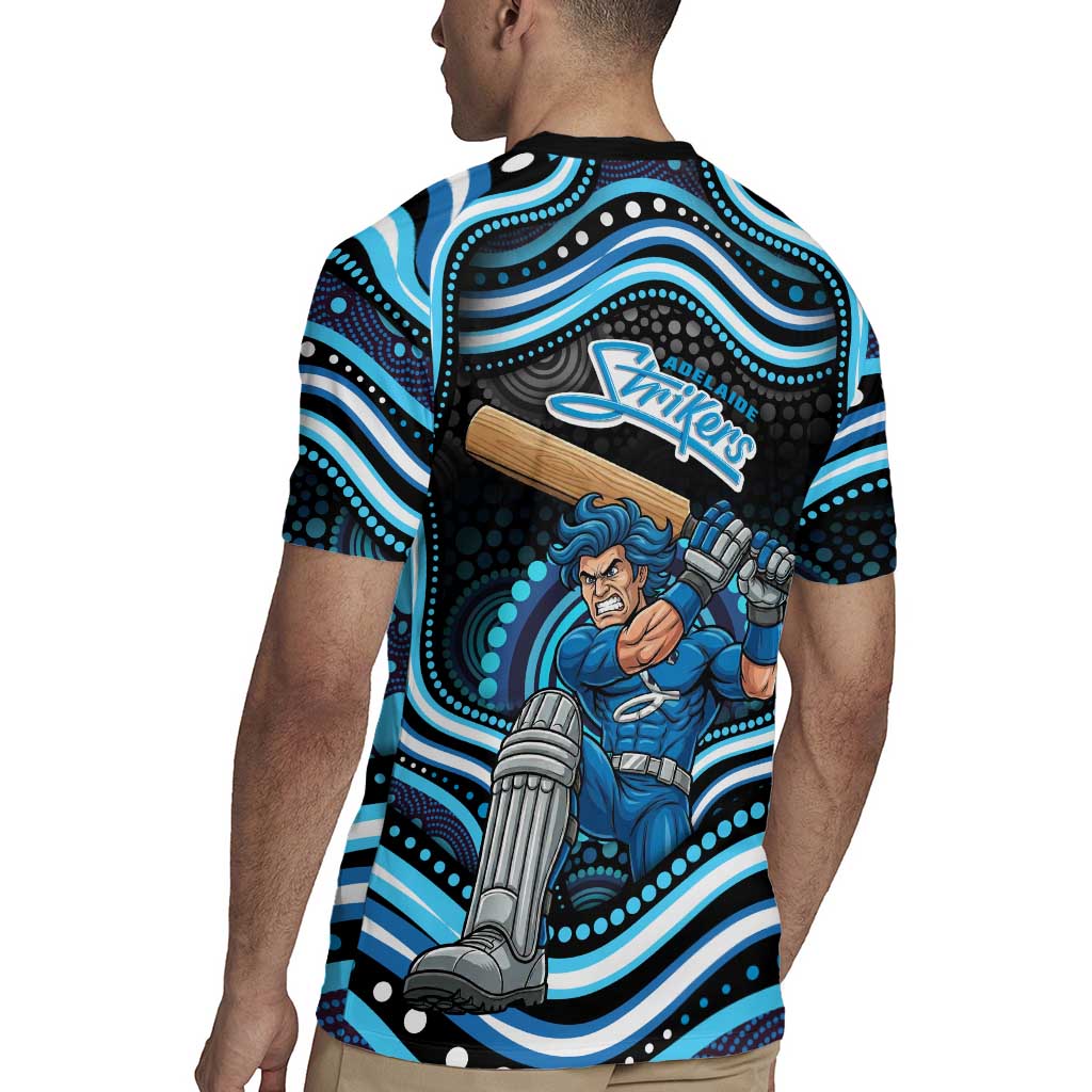 Adelaide Strikers Cricket Rugby Jersey Australian Cricket Mascot - Modern Indigenous Style