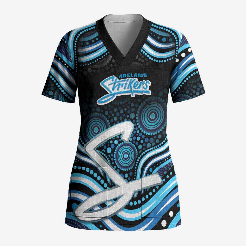 Adelaide Strikers Cricket Scrub Top Australian Cricket Mascot - Modern Indigenous Style