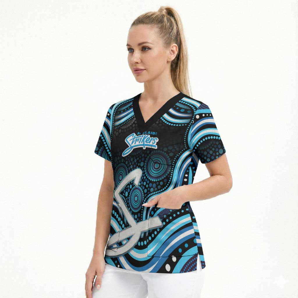 Adelaide Strikers Cricket Scrub Top Australian Cricket Mascot - Modern Indigenous Style