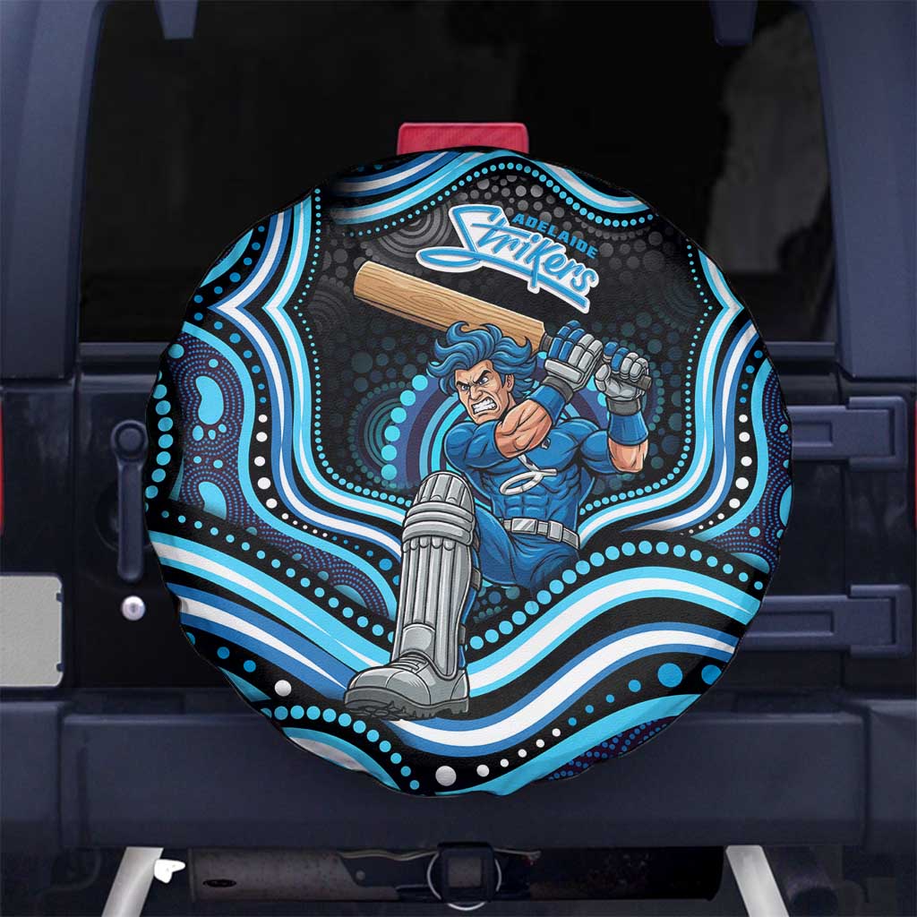 Adelaide Strikers Cricket Spare Tire Cover Australian Cricket Mascot - Modern Indigenous Style
