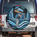 Adelaide Strikers Cricket Spare Tire Cover Australian Cricket Mascot - Modern Indigenous Style