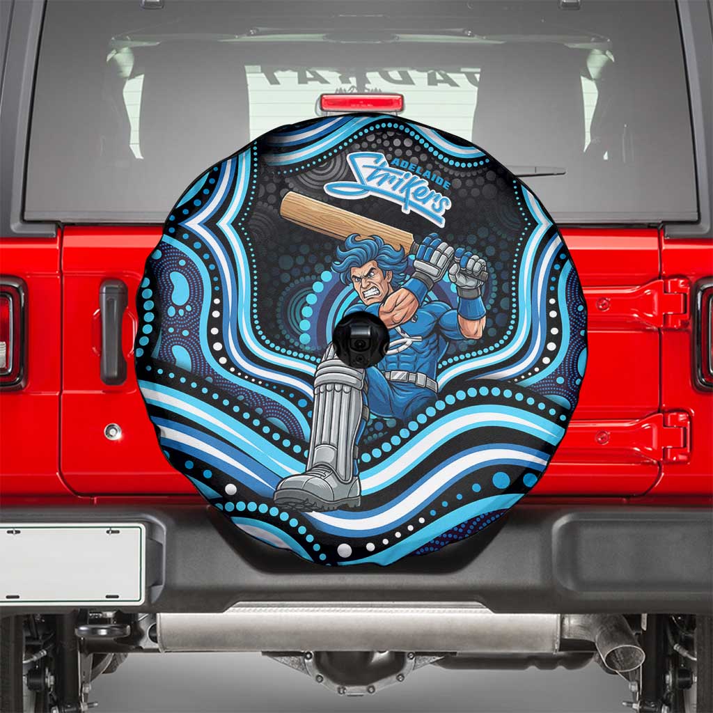 Adelaide Strikers Cricket Spare Tire Cover Australian Cricket Mascot - Modern Indigenous Style