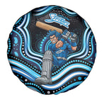 Adelaide Strikers Cricket Spare Tire Cover Australian Cricket Mascot - Modern Indigenous Style