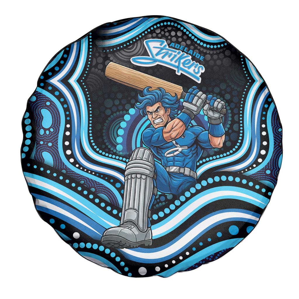 Adelaide Strikers Cricket Spare Tire Cover Australian Cricket Mascot - Modern Indigenous Style