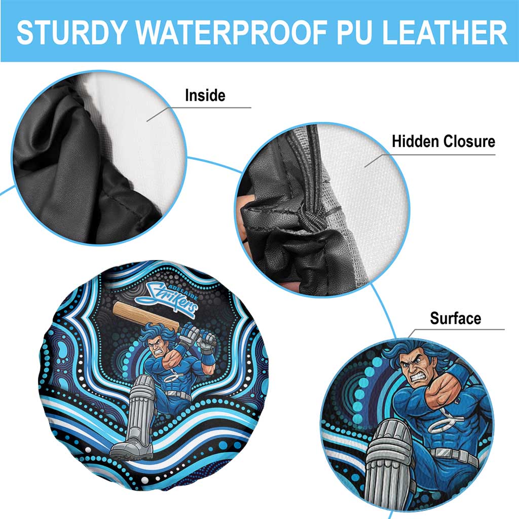 Adelaide Strikers Cricket Spare Tire Cover Australian Cricket Mascot - Modern Indigenous Style