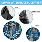 Adelaide Strikers Cricket Spare Tire Cover Australian Cricket Mascot - Modern Indigenous Style