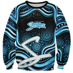 Adelaide Strikers Cricket Sweatshirt Australian Cricket Mascot - Modern Indigenous Style