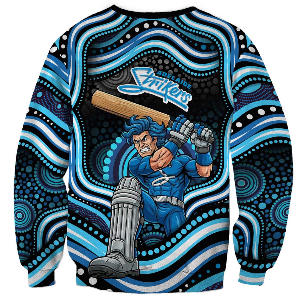 Adelaide Strikers Cricket Sweatshirt Australian Cricket Mascot - Modern Indigenous Style