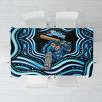 Adelaide Strikers Cricket Tablecloth Australian Cricket Mascot - Modern Indigenous Style