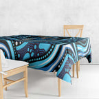 Adelaide Strikers Cricket Tablecloth Australian Cricket Mascot - Modern Indigenous Style