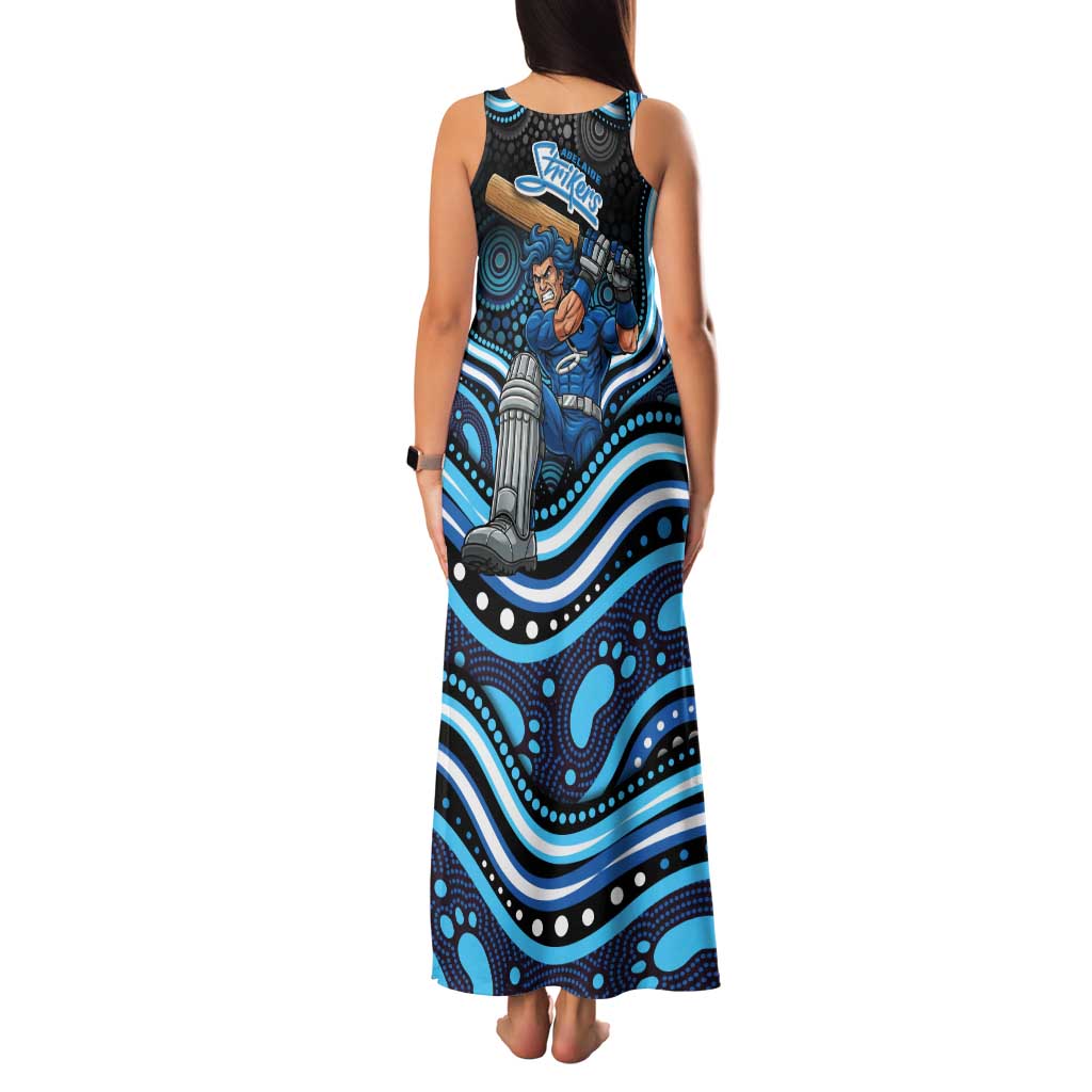 Adelaide Strikers Cricket Tank Maxi Dress Australian Cricket Mascot - Modern Indigenous Style