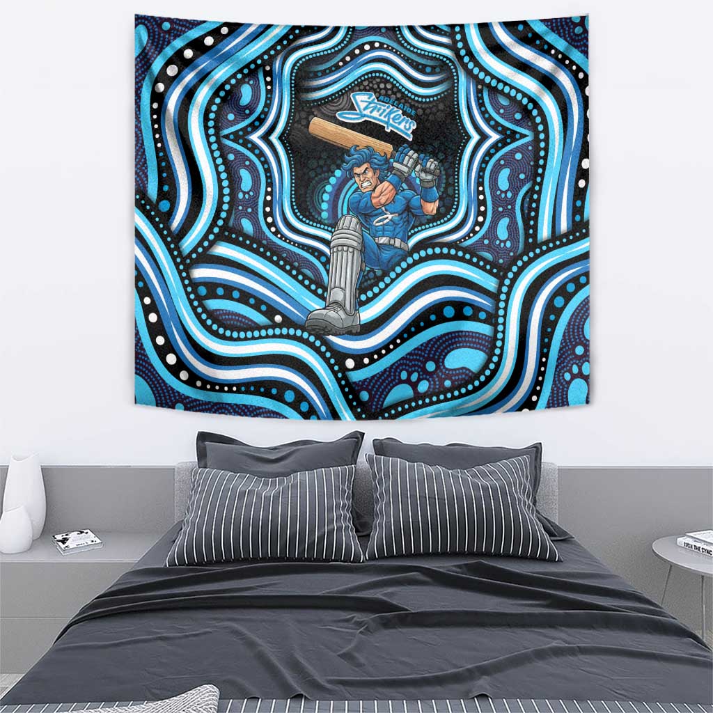 Adelaide Strikers Cricket Tapestry Australian Cricket Mascot - Modern Indigenous Style